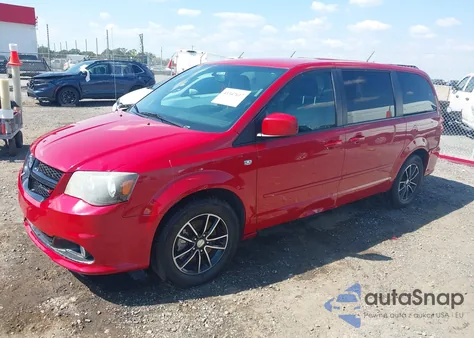 2014 Dodge Grand Caravan Sxt 30Th Anniversary из США, поврежденный, VIN 2C4RDGCG0ER372819
